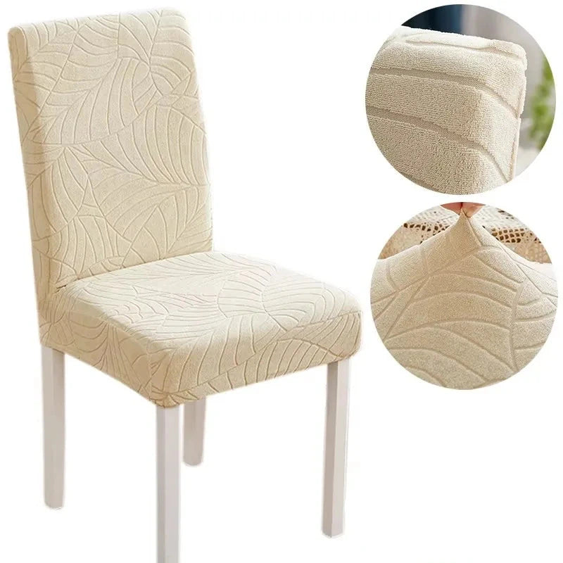 Capas de Cadeira Genina – Kit com 4 ou 6 Unidades | Ajuste Elástico, Impermeável e Fácil de Limpar | Ideal para Sala de Jantar, Escritório, Hotel ou Restaurante