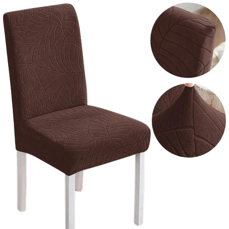 Capas de Cadeira Genina – Kit com 4 ou 6 Unidades | Ajuste Elástico, Impermeável e Fácil de Limpar | Ideal para Sala de Jantar, Escritório, Hotel ou Restaurante