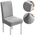 Capas de Cadeira Genina – Kit com 4 ou 6 Unidades | Ajuste Elástico, Impermeável e Fácil de Limpar | Ideal para Sala de Jantar, Escritório, Hotel ou Restaurante