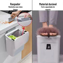 Lixeira de Cozinha com Tampa | Montada na Parede ou Suspensa em Armário – Ideal para Banheiro, Bancada e Portas de Armário | Cesto de lixo |