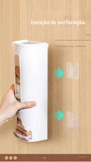 Organizador de Parede Multifuncional | Suporte para Sacolas, Meias ou Roupas Íntimas – Fixação sem Furos