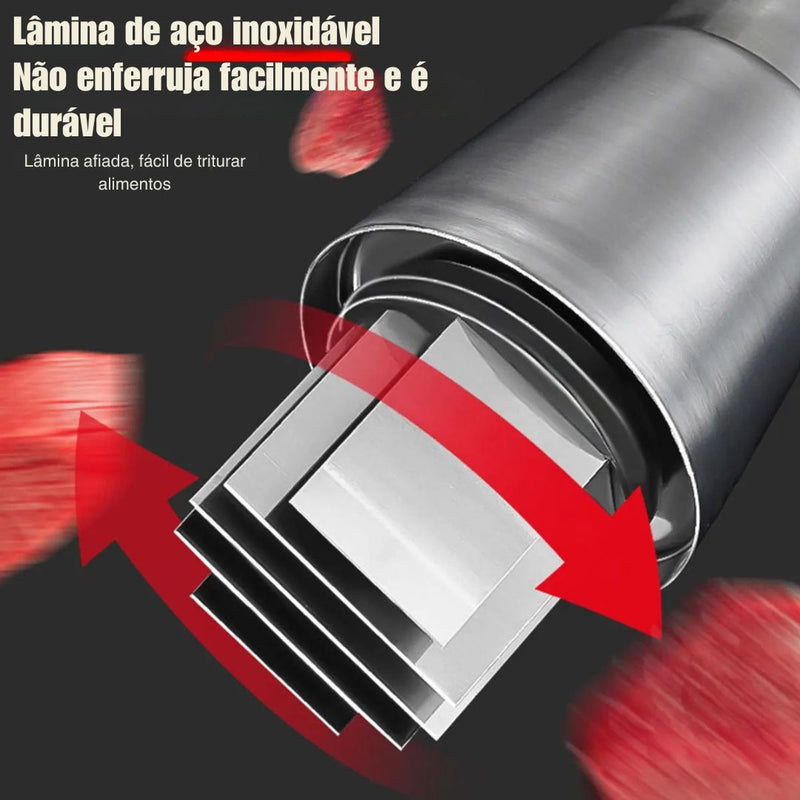 Mini Processador Manual para Alho e Legumes | Compacto, Rápido,  Sem Bagunça e Sem Eletricidade