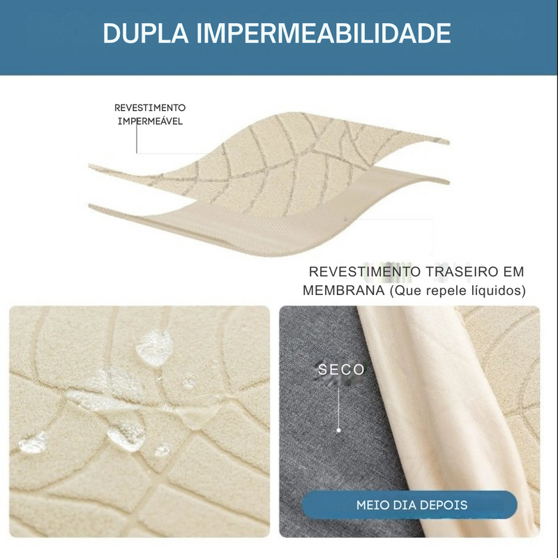 Capas de Cadeira Genina – Kit com 4 ou 6 Unidades | Ajuste Elástico, Impermeável e Fácil de Limpar | Ideal para Sala de Jantar, Escritório, Hotel ou Restaurante