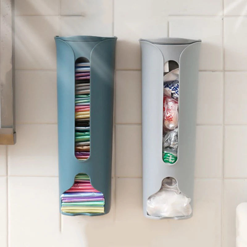 Organizador de Parede Multifuncional | Suporte para Sacolas, Meias ou Roupas Íntimas – Fixação sem Furos