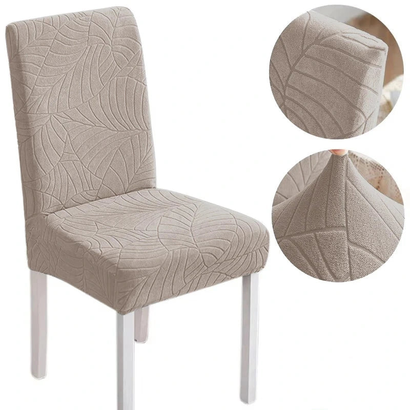 Capas de Cadeira Genina – Kit com 4 ou 6 Unidades | Ajuste Elástico, Impermeável e Fácil de Limpar | Ideal para Sala de Jantar, Escritório, Hotel ou Restaurante