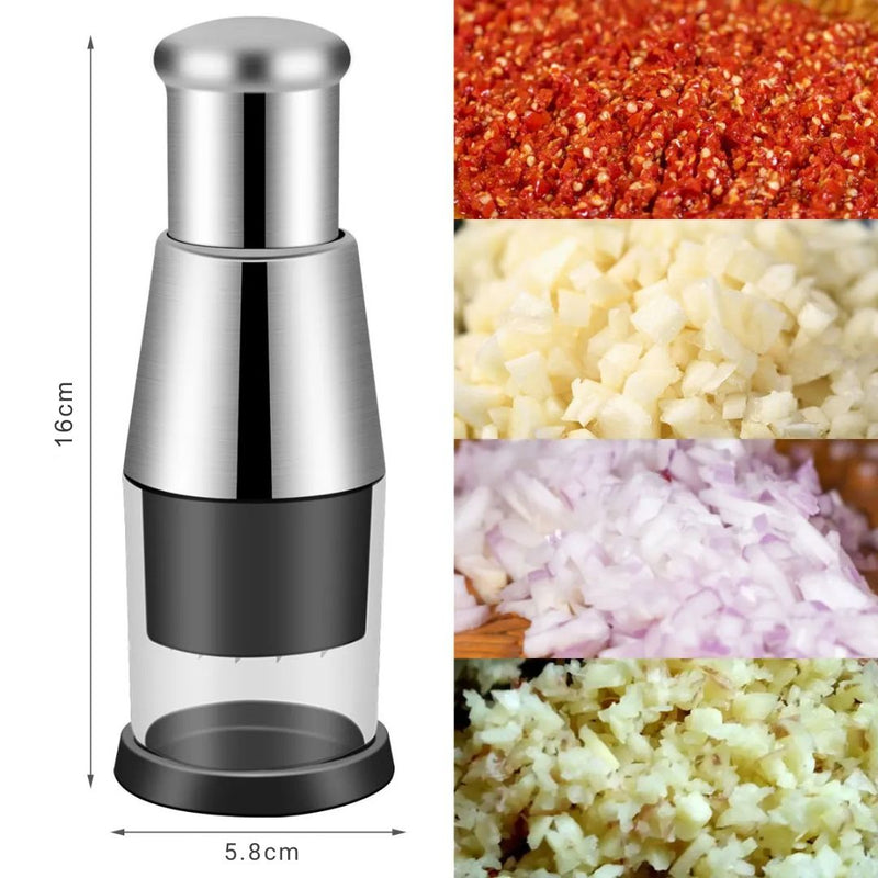 Mini Processador Manual para Alho e Legumes | Compacto, Rápido,  Sem Bagunça e Sem Eletricidade
